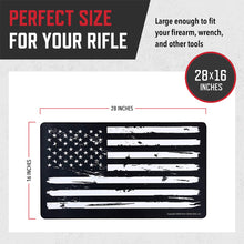 Gun Cleaning Mat (28"x16”) - American Flag Pattern