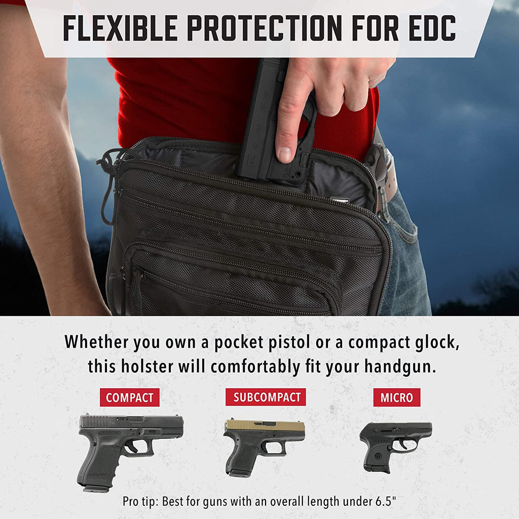 Concealed Gun Pouch Carry Pistol Holster Fanny Pack | ProCase