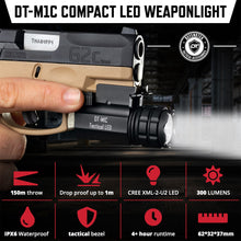 DT-M1C COMPACT GUN FLASHLIGHT