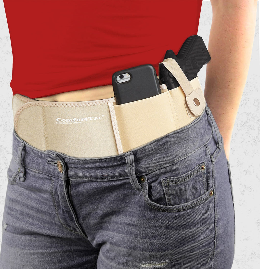 Tacticshub Belly Band Gun Holster for Men and Women - Concealed Carry  Holster Compatible with Glock, Smith Wesson, Taurus, Ruger, Shield and More  - Neoprene Revolver and Pistol Holster… - Tacticshub