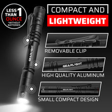 GearLight S100 LED Pocket Flashlight [2 Pack]