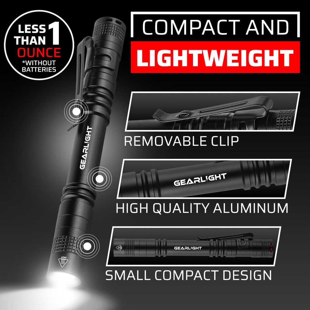 GearLight S100 – Flashlight [2 Pocket ComfortTac LED Pack]
