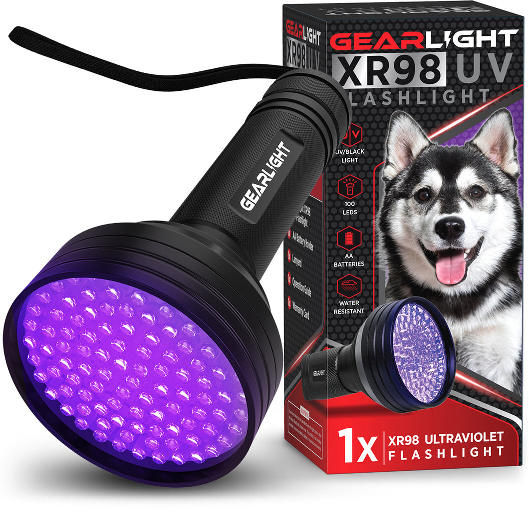 GearLight XR98 UV Black Light Flashlight