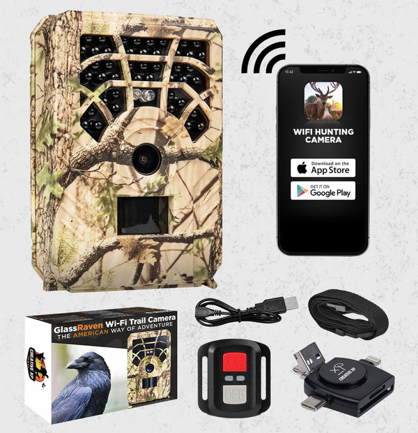 GlassRaven Wi-Fi - Infrared & Full-HD Trail Camera